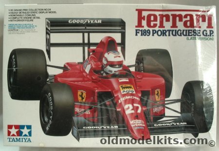 Tamiya 1/20 Ferrari F189 Portuguese GP Late Version, 20024 plastic model kit
